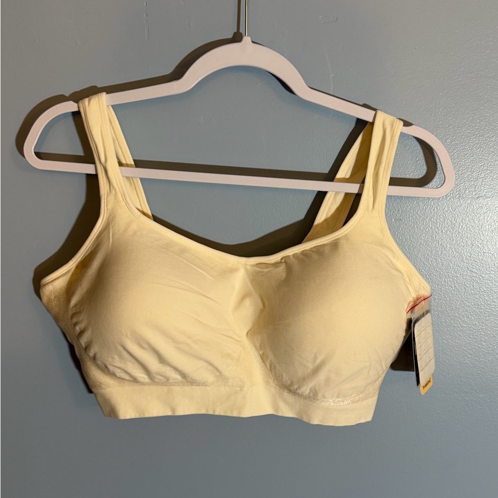 NWT TrueKind Daily Comfort Wirefree Shaper Bra Color Chai Size 4XL